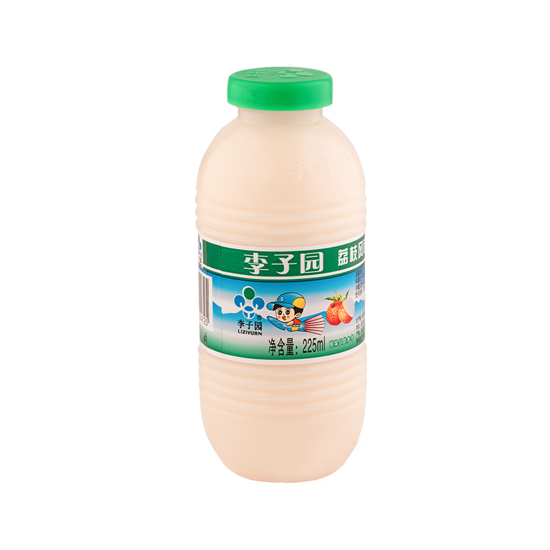 荔枝風(fēng)味乳飲料，單瓶?jī)艉?25ml