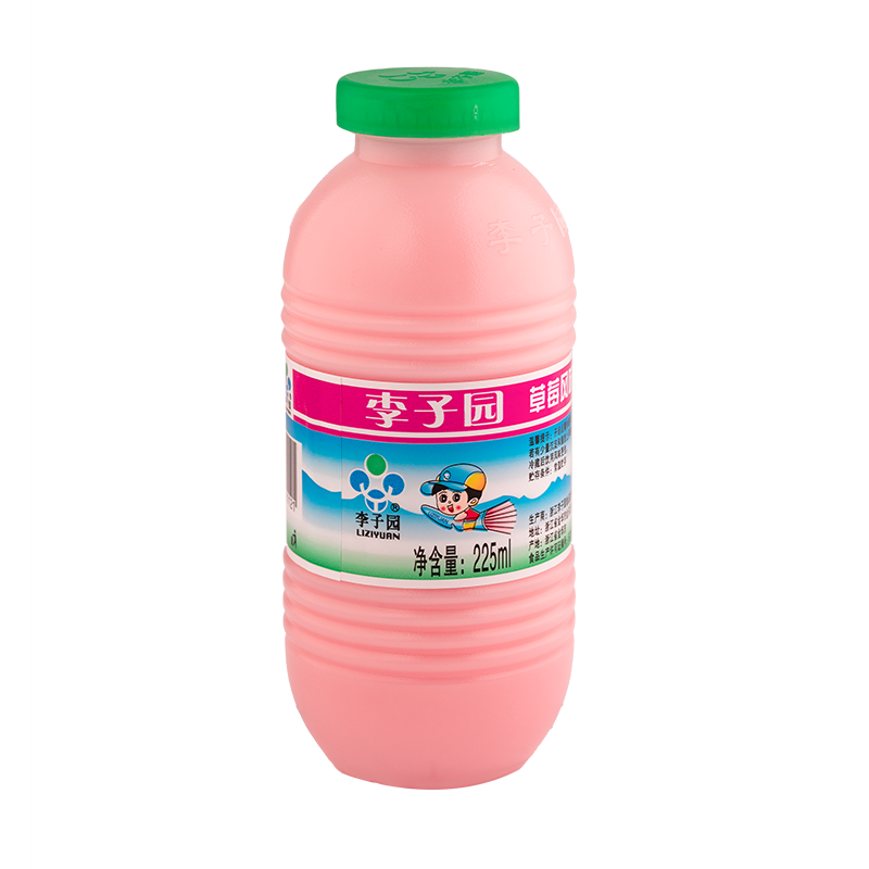 草莓風(fēng)味乳飲料，單瓶?jī)艉?25ml